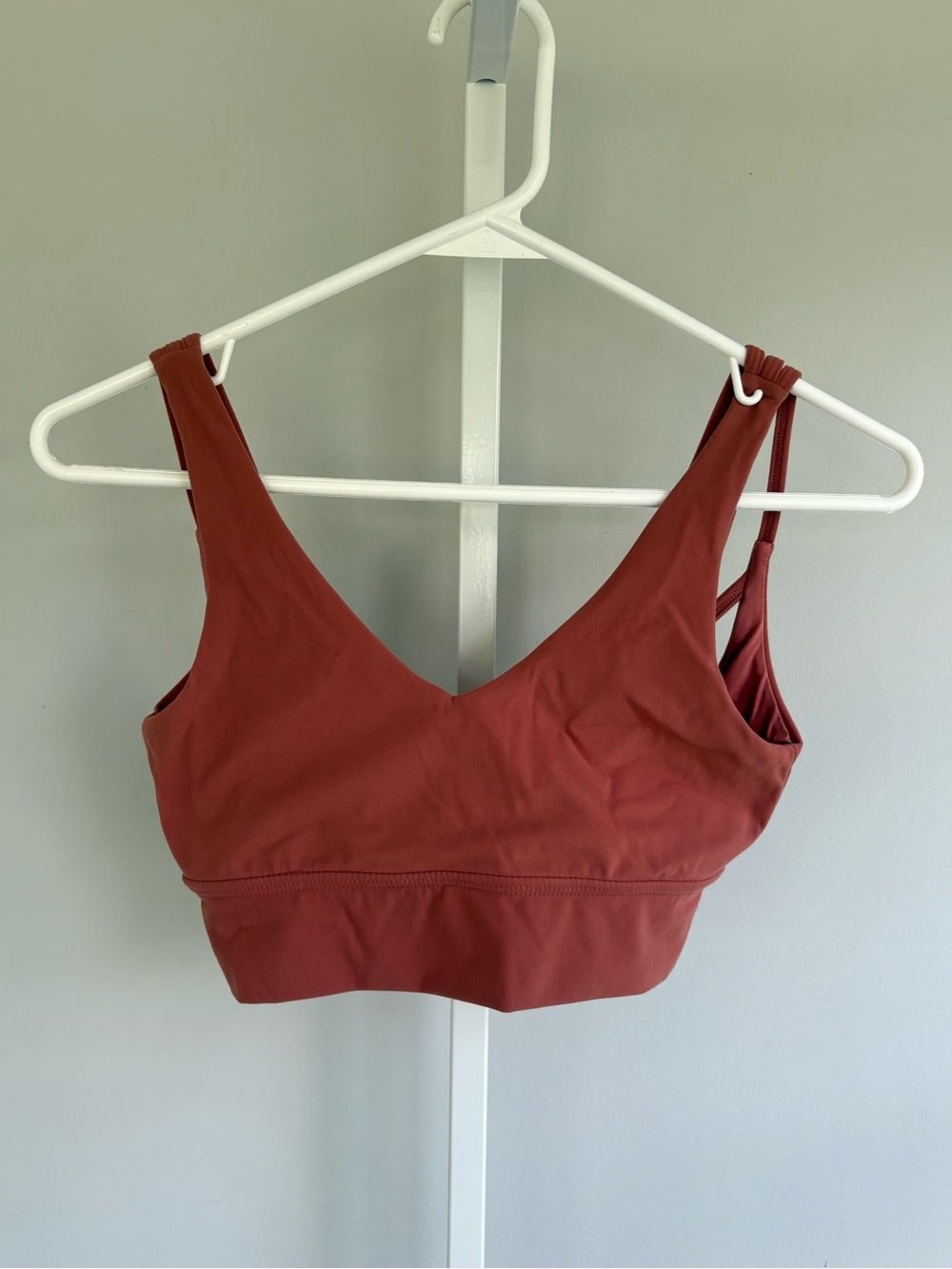 Buffbunny Collection Monarch Sports Bra Rust V Neck Strappy XS